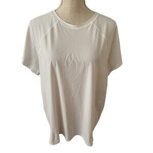 Athleta‎ Ultimate Train Tee White Size 2X* Check Measurements